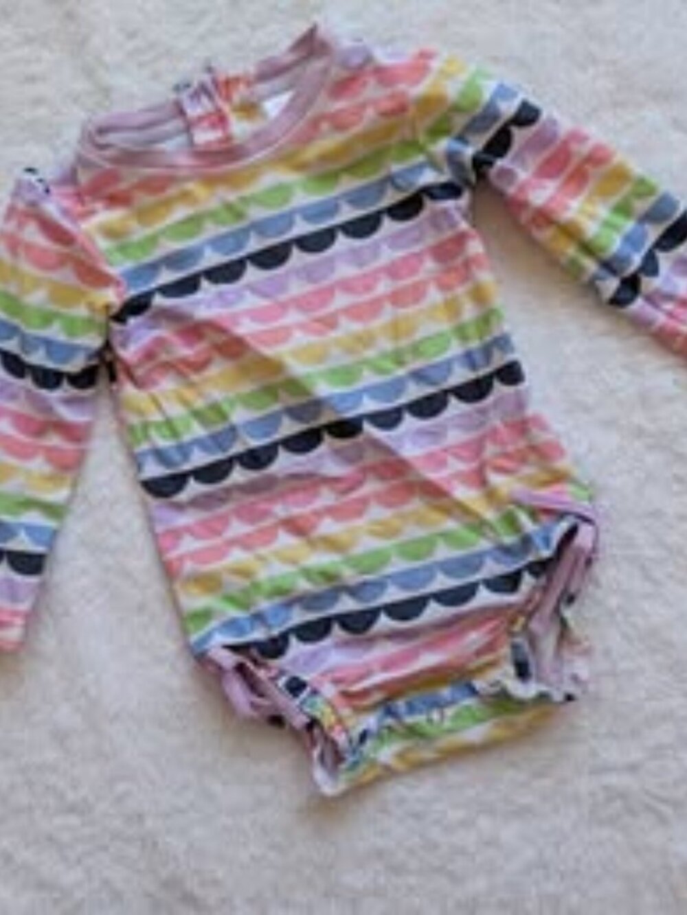 Ruffle Butts Toddler Girls Swimsuit Size 12-18M